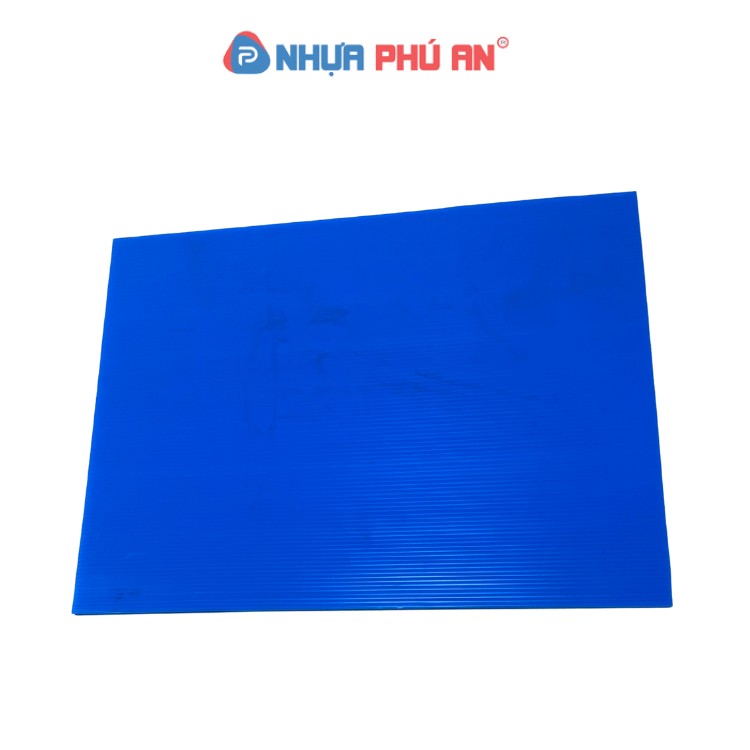 Tấm nhựa PP danpla loại thường xanh dương