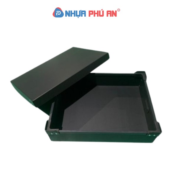 Thùng nhựa danpla chống tĩnh điện nắp rời