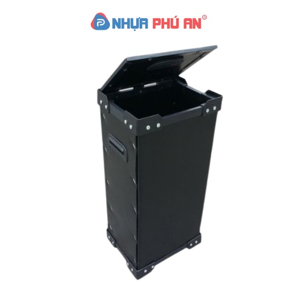 Thùng nhựa danpla chống tĩnh điện thành cao có nắp