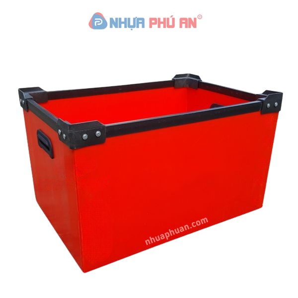 Thùng nhựa danpla thường màu đỏ PAT mã 22