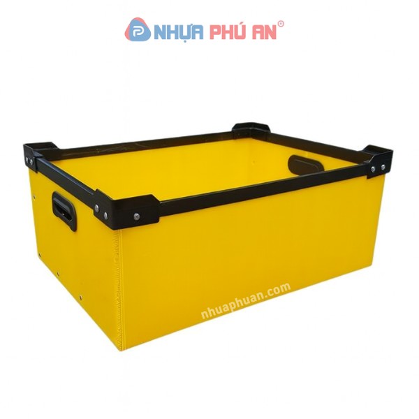 Thùng nhựa danpla thường màu vàng PAT mã 23
