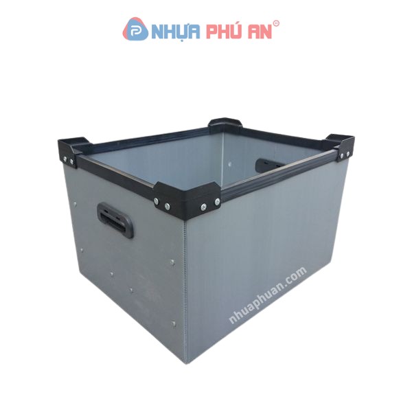 Thùng nhựa danpla thường màu xám PAT mã 21